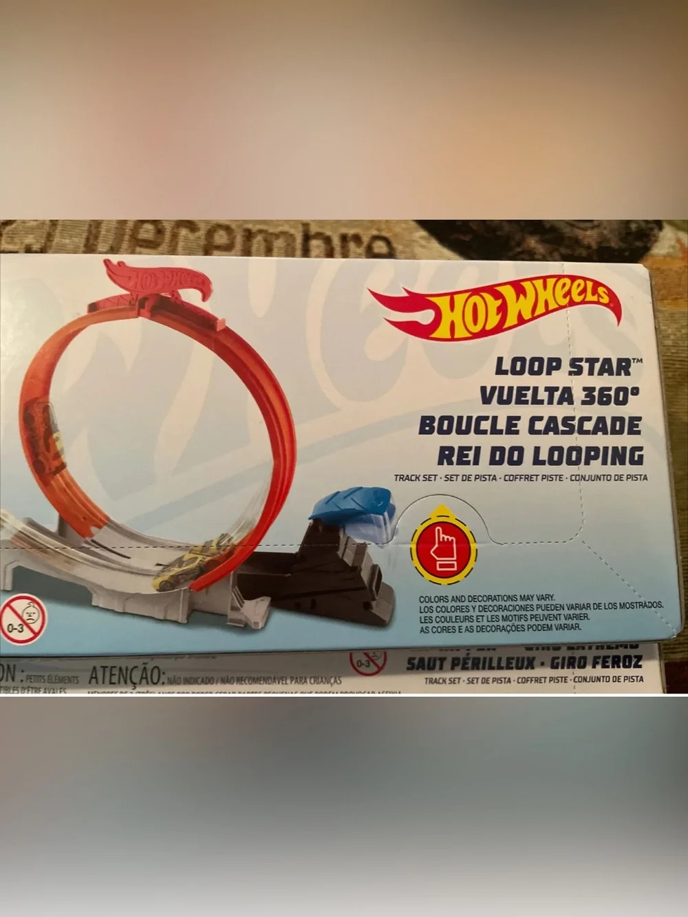Lot of 2 HOT WHEELS Action Accessories Flip Ripper & Loop Star w/ Cars NEW